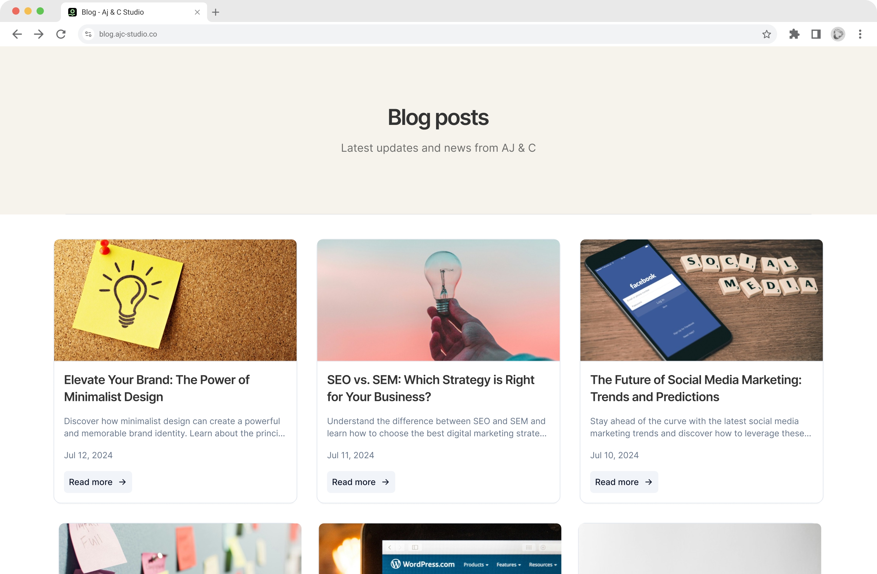 How we created a blogging platform in 3 days